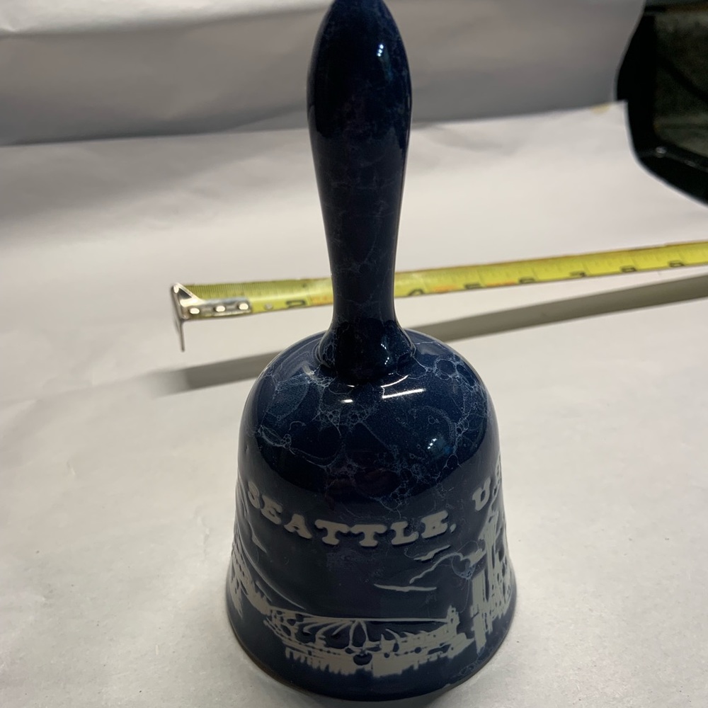 Blue Souvenir Bell - Seattle U S A
